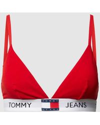 Tommy Hilfiger - Triangel-BH mit Logo-Saum Modell 'HERITAGE' - Lyst