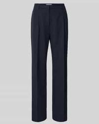 Samsøe & Samsøe - Straight Leg Stoffen Broek Met Bandplooien - Lyst