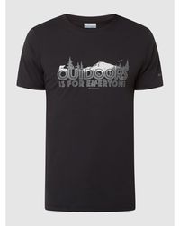 Columbia T-Shirt mit Print - Schwarz