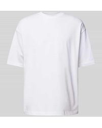 Tom Tailor - Oversized T-Shirt im unifarbenen Design - Lyst
