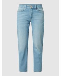 Joop! Cropped Slim Fit Jeans mit Stretch-Anteil - Blau