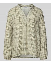ZABAIONE - Relaxed Fit Bluse mit Tunikakragen Modell 'Mi44mii' - Lyst