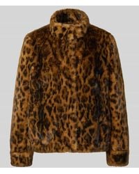 Guess - Jacke aus Kunstfell mit Eingrifftaschen Modell 'LUNA' - Lyst