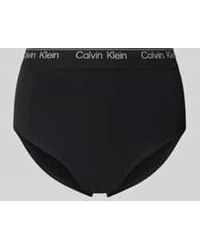 Calvin Klein - Slip Met Elastische Band Met Label - Lyst
