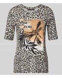 Betty Barclay - T-shirt Met Ronde Hals En 1/2-mouwen - Lyst