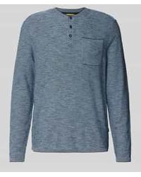 Camel Active - Gebreide Pullover Met Borstzak - Lyst