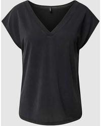 ONLY - T-Shirt mit V-Ausschnitt Modell 'FREE' - Lyst