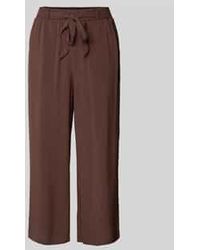 Soya Concept - Culotte Van Viscose Met Strikceintuur - Lyst