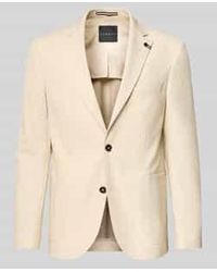 Bugatti - Regular Fit 2-Knoops Colbert Met Reverskraag - Lyst