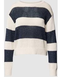 Luisa Cerano - Strickpullover aus Leinen-Mix mit überschnittenen Schultern - Lyst