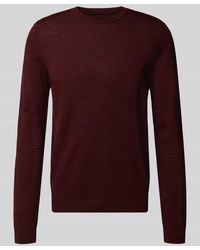 Antony Morato - Slim Fit Pullover aus Viskose-Mix mit Strukturmuster - Lyst