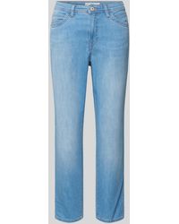 Brax - Slim Fit Jeans Met Verkort Model - Lyst