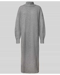 Pieces - Oversized Strickkleid mit Wollanteil Modell 'MALOU' - Lyst