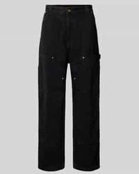 Carhartt - Wide Leg Jeans Met Siernaden, Model 'Nash' - Lyst