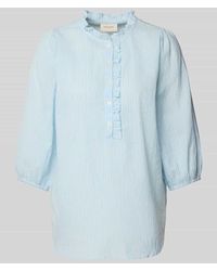 Freequent - Regular Fit Bluse mit 3/4-Arm Modell 'Rolly' - Lyst