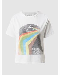 ONLY T-Shirt mit Print Modell 'Pink Floyd' - Weiß
