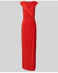 Ralph Lauren - Avondjurk Met V-Hals, Model 'Leonidas' - Lyst