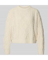 ONLY - Regular Fit Strickpullover mit Strukturmuster Modell 'ELLY' - Lyst