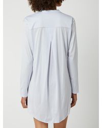 Hanro Nachthemd Van Katoen, Model 'cotton Deluxe' - Grijs
