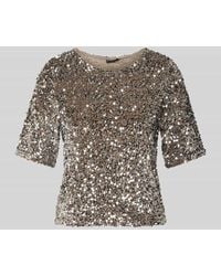 Pieces - Regular Fit T-Shirt mit Paillettenbesatz Modell 'KAM' - Lyst