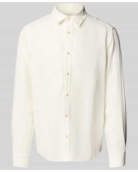 S.oliver - Regular Fit Leinenhemd mit Sportmanschetten - Lyst