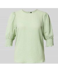 Vero Moda - Bluse mit Smok-Details Modell 'NINA' - Lyst