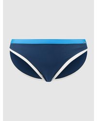 SKINY Bikini-Hose mit Kontrastabschlüssen - Blau