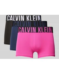 Calvin Klein - Trunks mit elastischem Logo-Bund im 3er-Pack - Lyst
