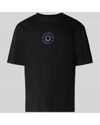 HUGO - T-Shirt mit Label-Print Modell 'Napoka' - Lyst