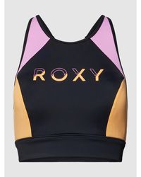 Roxy Bikini-Oberteil mit Racerback Modell 'ACTIVE FULL SUPPORT' - Blau