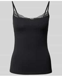 SKINY - Slim Fit Top Met Bandjes En Kant - Lyst