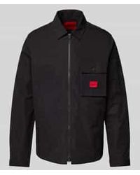 HUGO - Regular Fit Overhemdjack Met Tweewegsritssluiting, Model 'Emmond' - Lyst