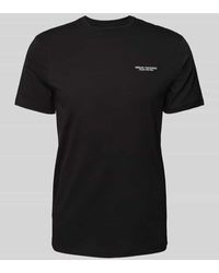 Armani Exchange - T-Shirt mit Label-Print - Lyst