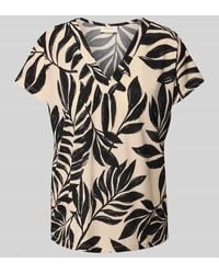 Freequent - Regular Fit Bluse mit V-Ausschnitt Modell 'Floi' - Lyst