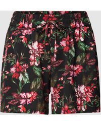 Only Carmakoma - PLUS SIZE Shorts mit Allover-Muster Modell 'LUXFAB' - Lyst