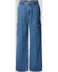 ONLY - Wide Fit Jeans im Cargo-Look Modell 'HOPE' - Lyst
