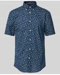 Tommy Hilfiger - Regular Fit Vrijetijdsoverhemd Van Een Mix Van Katoen En Linnen - Lyst