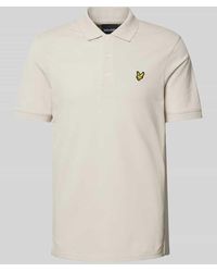 Lyle & Scott - Slim Fit Poloshirt mit Logo-Patch - Lyst