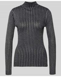 Soya Concept - Slim Fit Turtleneck-Pullover aus Viskose-Mix mit Stehkragen Modell 'Violetta' - Lyst