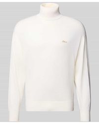 BLKVIS - Rollkragenpullover mit gerippten Abschlüssen Modell 'Script' - Lyst