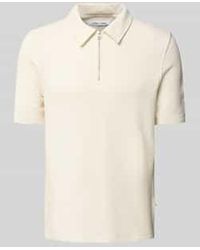 Samsøe & Samsøe - Regular Fit Poloshirt Met Structuurmotief - Lyst
