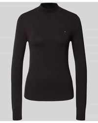 Tommy Hilfiger - Regular Fit Pullover aus Baumwoll-Mix - Lyst