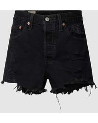 Levi's - Jeansshorts im Used-Look Modell '501 ORIGINAL' - Lyst