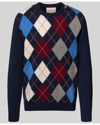GANT - Strickpullover mit Rundhalsausschnitt - Lyst