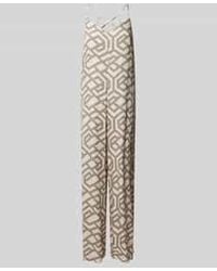 Apricot - Jumpsuit Van Viscose Met All-Over Motief - Lyst