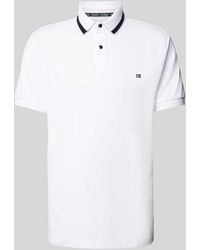 Christian Berg Men - Regular Fit Poloshirt mit Logo-Print - Lyst