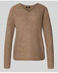 ONLY - Regular Fit Gebreide Pullover Met V-Hals, Model 'Camilla' - Lyst
