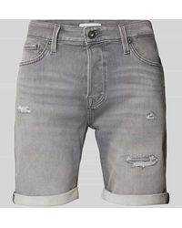 Jack & Jones - Regular Fit Jeansshorts im 5-Pocket-Design Modell 'RICK' - Lyst