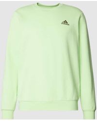 adidas - Sweatshirt mit Label-Print und Rundhalsausschnitt - Lyst