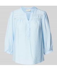 Freequent - Regular Fit Bluse mit 3/4-Arm Modell 'Driva' - Lyst